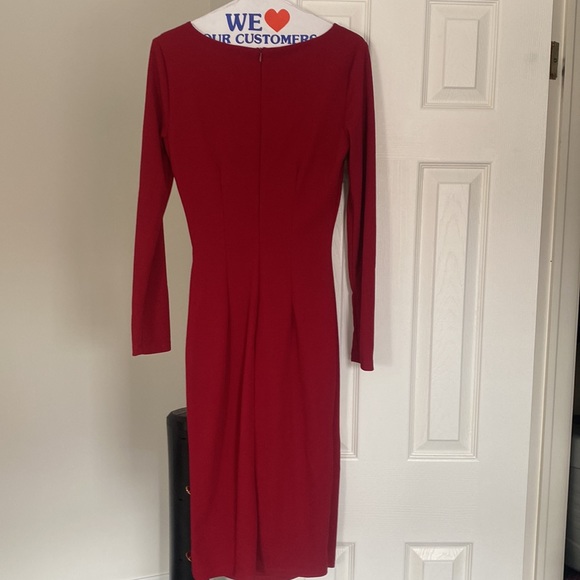 Rinascimento Burgundy midi dress with tags - Picture 3 of 4